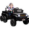 AIYAPLAY Auto Elettrica per Bambini Ayaplay a 6 Ruote, Modalità 4x4 e 2x2, Telecomando G, 2 Motori da 12V, 3 Velocità