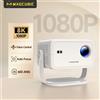 Magcubic Proiettore Magcubic L018 1080P 650ANSI 8K Android14 Allwinner H726 Auto Keystone Wifi6 BT5.4 Proiettore di film portatile per esterni