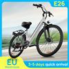 Urlife Peak 750W E26 Bici elettrica 26x2" Pneumatici per pendolari 48V 10,4Ah Velocità della batteria rimovibile Display LCD a 7 velocità