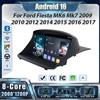 RouExpress Autoradio Android 16 per Ford Fiesta MK6 Mk7 2009 2010 2012 2014 2015 2016 2017 Lettore Multimediale GPS Navigazione DSP Unità di Testa