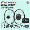ESOULBIKE Kit di Conversione E-bike ESOULBIKE 36V 250W Motore per Ruota Anteriore 72V 3000W 52V 2000W 48V 1500W 1000W 500W Kit Posteriore per Bici Elettrica MTX