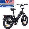 Bodywel F20 bici da cross elettrica 20 pollici 500W Mountain e bicicletta 48V13AH Fat Tire ebike bici elettrica per adulti moto