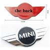 mini 1 pz. Mini emblema in metallo nero per cofano anteriore/baule posteriore auto Mini Cooper R56 R50 R58 R52 R53 R55 F56 F55 - Accessori
