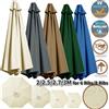 NONE 2/2.5/2.7/3M Sostituzione Impermeabile Ombrellone Baldacchino 6/8 Griglie Ombrellone Sostituzione Giardino Patio Ombrellone Top Panno Copertura Antipioggia