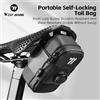 WEST BIKING Mini Borsa da Sella per Bicicletta con Chiusura a Pomello, Borsa Portatile per Attrezzi, Accessori per Bici da Strada e MTB