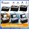 podofo Frigorifero Portatile per Auto 35L/45L/55L, Mini Frigo Congelatore con Compressore 12/24V DC 110-240V, Box Frigo per Campeggio, Garage, Casa