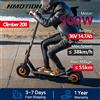 Inmotion Climber 208 Monopattino Elettrico Pieghevole per Adulti, Doppio Motore da 450W, E-scooter da 10 Pollici con Batteria da 36V 14.7Ah, Autonomia di 55km, Velocità 35km/h