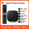 Xiaomi TV Box S 3a Generazione Versione Globale 2GB RAM 32GB ROM 4K UHD Dolby Vision HDR10+ Google TV WIFI 6 BT5.2 Google Assistant