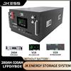 JKESS JKBMS EU Stock Esente da Tasse Box Batteria LiFePO4 Fai-da-te 51.2V 314AH 16KW con Inverter JK BMS PB2A16S20P Kit Accumulo Energetico Domestico