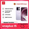 OnePlus 15 AI 5G Smartphone, batteria da 8 Elite Gen5 mAh, video 4K FPS, Dolby Vision, IP68, con caricabatterie da 120 W