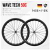 NONE Set di Ruote in Carbonio 700C Design Ondulato 46/50mm T800/T1000 23mm Tubeless Pillar1423 Freno a Disco Shimano S11 MS SRAM XDR DE con Cuscinetti