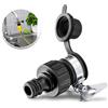 VIBRATITE Adattatore per rubinetto a connessione rapida senza filettatura 2.645-256.0, connettore per tubo dell'acqua da giardino, raccordo per tubo flessibile per lavaggio e irrigazione del giardino