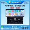 LIARO-NAVI Android 16 per BMW Serie 3 E46 1999-2005, Lettore Multimediale per Auto 12.3" con CarPlay Wireless, 4G, Bluetooth, Navigazione GPS, Qled