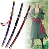 Bandai Spada di Roronoa Zoro 104cm, Replica Anime One Piece, Coltello per Cosplay, Katana Giapponese a Grandezza Naturale, Spada Samurai Originale, Giocattolo
