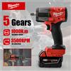 Milwaukee M18 PDBL ™ Avvitatore a impulsi da 1/2 pollice a coppia controllata con blocco a perno per riparazione auto, camion e attrezzi da costruzione