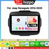 HIZPO Autoradio Android per Jeep Renegade 2016-2020 con schermo QLED 6115, lettore multimediale video, GPS, AI Voice, CarPlay, 4G Stereo