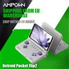 Retroid Pocket Flip2 Emulatore Portatile Retro con Schermo AMOLED da 5.5", Joystick Hall, Raffreddamento Attivo, SD865 Android, Ricarica Rapida, Regalo