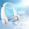 NONE Nuovo Mini Ventilatore da Collo Portatile Senza Pale, Ricaricabile USB, Raffreddatore d'Aria con 5 Velocità, Ventilatore Estivo per Sport all'Aperto