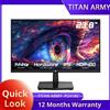 TITAN ARMY P2418C Monitor da ufficio piatto 16:9 da 23,8 pollici IPS FHD 144Hz, risoluzione massima 1920x1080, design senza cornice su 3 lati, 16,7 milioni di colori, 8 bit, luminosità 350 cd/m²,