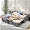 Divano letto convertibile 90/180 cm, divano letto 2 posti con rete a doghe, divano letto estensibile 2 posti