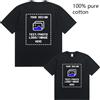 NONE T-Shirt Personalizzate da Uomo Adatte per Riunioni di Squadra, Palestre e Sport Magliette in Cotone a Collo Tondo e Manica Corta