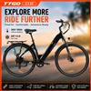 TTGO C3 SE E-Bike Urbana 28" Uomo per Pendolari, Autonomia fino a 120 km, Batteria Rimovibile 650Wh, Motore 250W, Bicicletta Elettrica per Lavoro e Tour, 7 Velocità, Nera