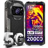 FOSSiBOT F115 Ultra 36GB(12+24)RAM+256GB Android 16 20000mAh Fotocamera con Visione Notturna 64MP Primo Telefono Robusto al Mondo con Tripla Visione