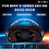 PRELINGCAR Cruscotto Digitale LCD per Auto BMW Serie 5 E60 E61 E63 E64 CIC CCC Anni 2003-2009, Pannello Auto con Tachimetro, Cockpit Virtuale con Funzione Carplay Wireless