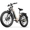 Shengmilo Bicicletta elettrica Shengmilo S700 per adulti, ebike elettrica 2000W doppio motore, batteria 48V 17.5AH, fat bike elettrica, e-bike da montagna da 26 pollici.