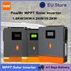 PowMr Inverter Solare 1.6KW 3KW 4.2KW 6.2KW 10.2KW con Caricabatterie Solare MPPT, da DC 24V 48V a 230Vac, Onda Pura, Off-Grid per Uso Domestico, Compatibile con Batterie LifePO4