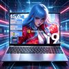 NONE Laptop da Gaming 15.6" 2026 con Intel Core i9-9900 o i3-6100U, Windows 11, 16GB RAM, SSD da 1TB/2TB, Notebook PC da Ufficio per Gamer con Retroilluminazione