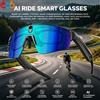 NONE Occhiali da Ciclismo Smart AI con Fotocamera 4K HD 800W, Chiamate Bluetooth, Traduzione, Anti-vibrazione, Occhiali da Sole Uomo Donna, Anti-UV, Impermeabili, Musica