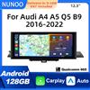 NUNOO（电子） Schermo Touch Android 14 Qualcomm con Carplay Wireless per Audi A4 A5 Q5 B9 2016 2017 2018-2022, Sistema Multimediale Intelligente per Radio