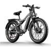 Shengmilo Bicicletta elettrica Shengmilo S600 2000W con due motori, e-bike da montagna per uomo, batteria 48V 17.5Ah, pneumatici fat da 26 pollici.