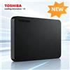 NONE Hard Disk Esterno Portatile Toshiba A3 HDTB420XK3AA Canvio Basics 500GB 1TB 2TB 4TB USB 3.0 Nero