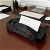 NONE Espositore da scrivania dal design creativo a forma di auto sportiva, organizer per carte nero per la conservazione di biglietti da visita e foglietti adesivi