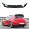 NONE Per VW Golf 7.5 Edizione Standard GTI 2017-2019 Diffusore Posteriore Nero con LED Spoiler Splitter con Luce Kit Carrozzeria Esterno