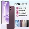 NONE OFFERTA NUOVA Custodia in Silicone per SMS S28 Ultra, Accessori per Telefoni Cellulari, Versione Globale da 7.3 Pollici, Schermo HD Smart di Alta Qualità, Android