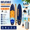 FunWater 350x90x15cm, tavola SUP gonfiabile con superficie antiscivolo larga e stabile, adatta per principianti e adulti, completa di accessori.