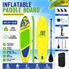 FunWater 350x87x15cm SUP Tavola antiscivolo per sport acquatici, tavola gonfiabile per stand-up paddleboarding, tavola da surf, accessori inclusi.