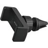 UNICO Supporto per telefono da auto UNICO con clip per bocchetta dell'aria, 360° ° Supporto Girevole Regolabile, Confezione Promozionale, Nero Classico, Certificato RoHS.