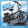 DEEPOWER Bici Elettrica Pieghevole G23 250W 48V 35AH a Lunga Autonomia con Pneumatici Fat da 20 Pollici, Sospensione Idraulica, E-Bike All-Terrain per Adulti, Disponibile in Magazzino UE, Consegna Rapida