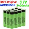 Batteria Ricaricabile NCR18650B 3.7 V 3400 mAh 18650 100% Nuova e Originale con Punta Appuntita per Torcia, Ventilatore Portatile e Rasoio