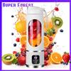 NONE Frullatore portatile per frutta a 10 lame, 3 velocità, alimentato tramite USB, frullatore per ghiaccio, in grado di preparare frullati e granita, capacità 450 ml.