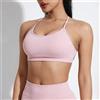 NONE Reggiseno Sportivo Dinamico Senza Schienale alla Moda, per Palestra, Corsa, Yoga, Sexy, da Donna, con Spalline Sottili, Comodo, ad Alta Elasticità, Intimo Sportivo