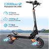 NONE Monopattino Elettrico X1 Ultra: Doppio Motore da 2600W, Batteria 48V 20.8Ah, Velocità Massima 55 km/h, Autonomia Massima 75 km, NFC Integrato, Pneumatici da 10 Pollici