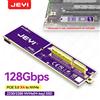 JEYI Scheda Adattatore PCIe 5.0 X4 a NVMe 32Gbps per SSD NVMe M2 2230/2280 Senza Ostruzione GPU Slot PCIe X16/X8/X4 Plug & Play