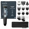 Rowenta X Series 900, Regolabarba Multifunzione con 16 Accessori Inclusi per Capelli, Barba e Corpo, Lame Autoaffilanti in Acciaio Inox, Impermeabile, Autonomia Fino a 360 Min, TN9710E0, Nero/Trust