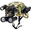 Faroby Casco balistico, Casco Militare da Softair per Bambini con telescopio e Torcia elettrica. Giocattoli Militari in Stile Leggero con binari per Accessori mimetici