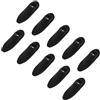 OUNONA 10 Pezzi Supporto Passacavi per Telaio Bici in Plastico Nero, Montaggio Stabile e Robusto per Fissaggio Linee Freni e Cambio Integrato nel Telaio